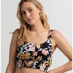 NWT ROXY Sea Fog Womens Strappy Tank Top Size Extra Small